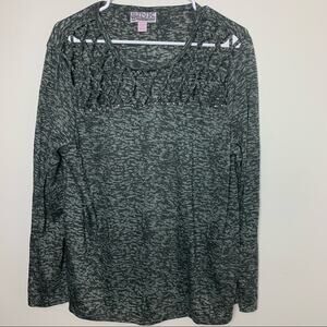 Pink Cattlelac Black Long Sleeve Shirt